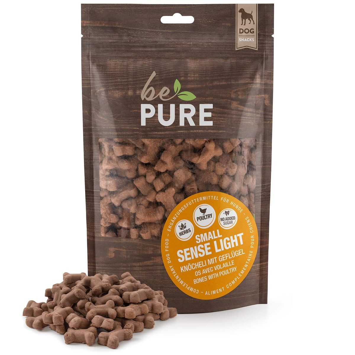 bePure Small Sense Light mit Geflügel für Hunde (500g)
