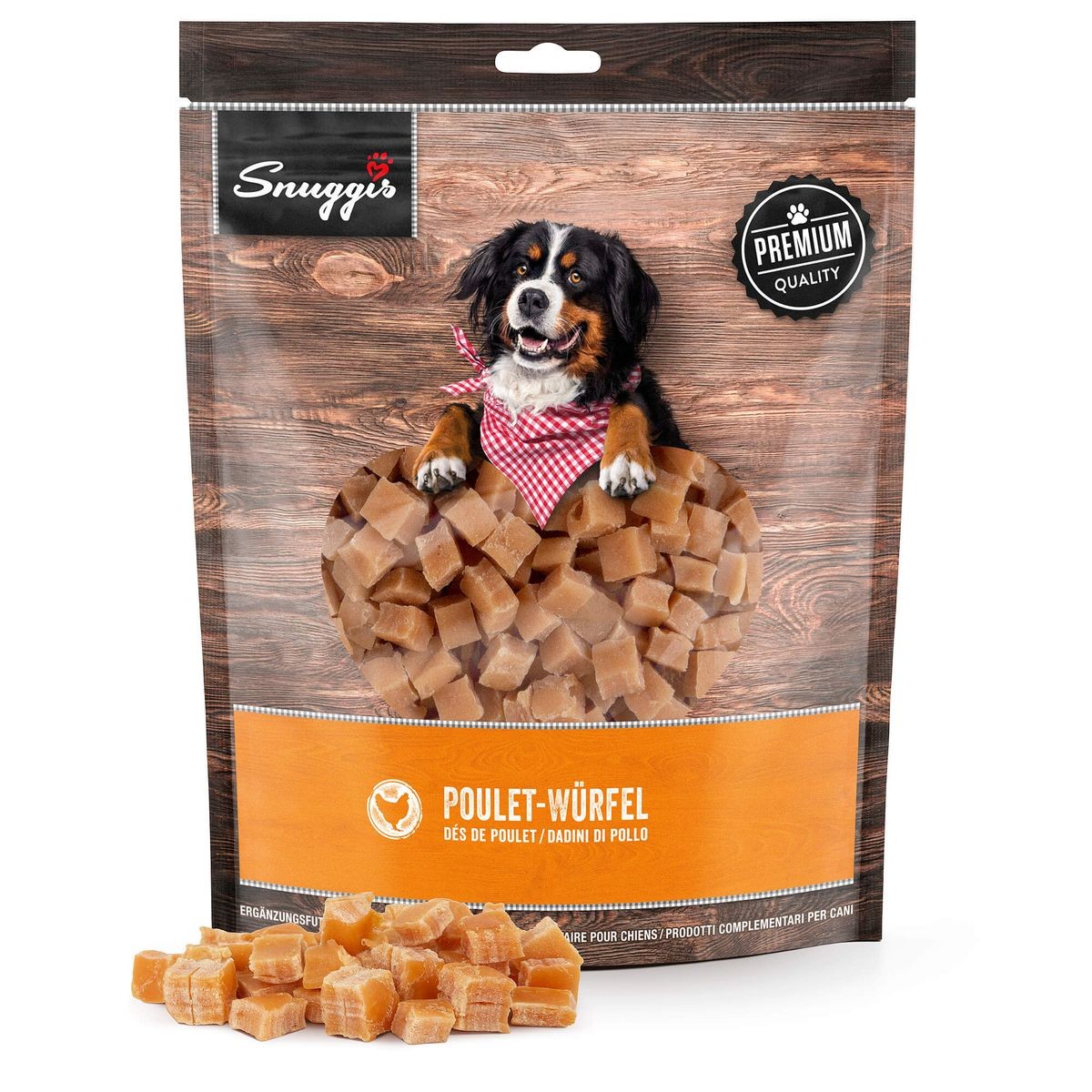 Snuggis Poulet​-​Würfel für Hunde (600g)