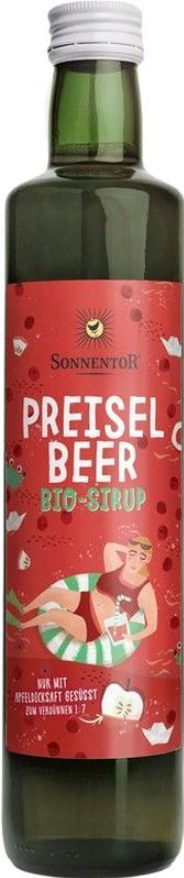 SONNENTOR Preiselbeer Bio-Sirup (500ml)