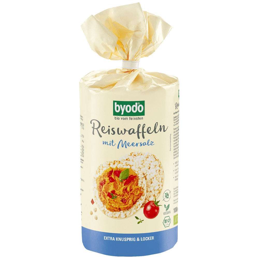 Byodo Organic Rice Cakes Sea Salt (100g)