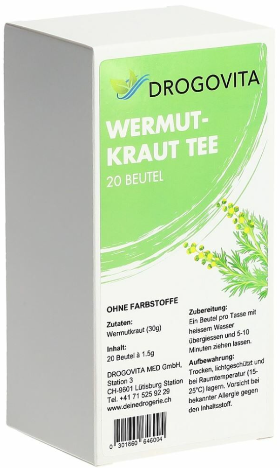 DROGOVITA Wermutkraut Tee (20 Stk)
