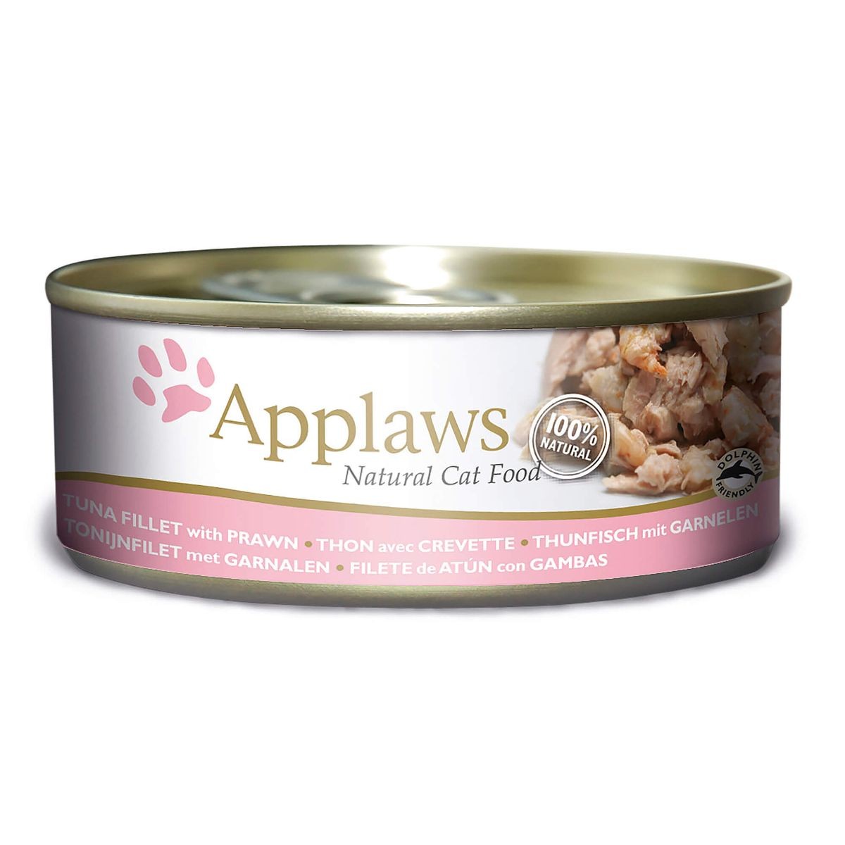 Applaws Nassfutter mit Thunfischfilet und Garnele (156g)