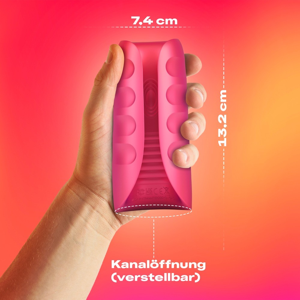 Durex Play Vibe & Slide Sensorial Masturbator (1 Stk)