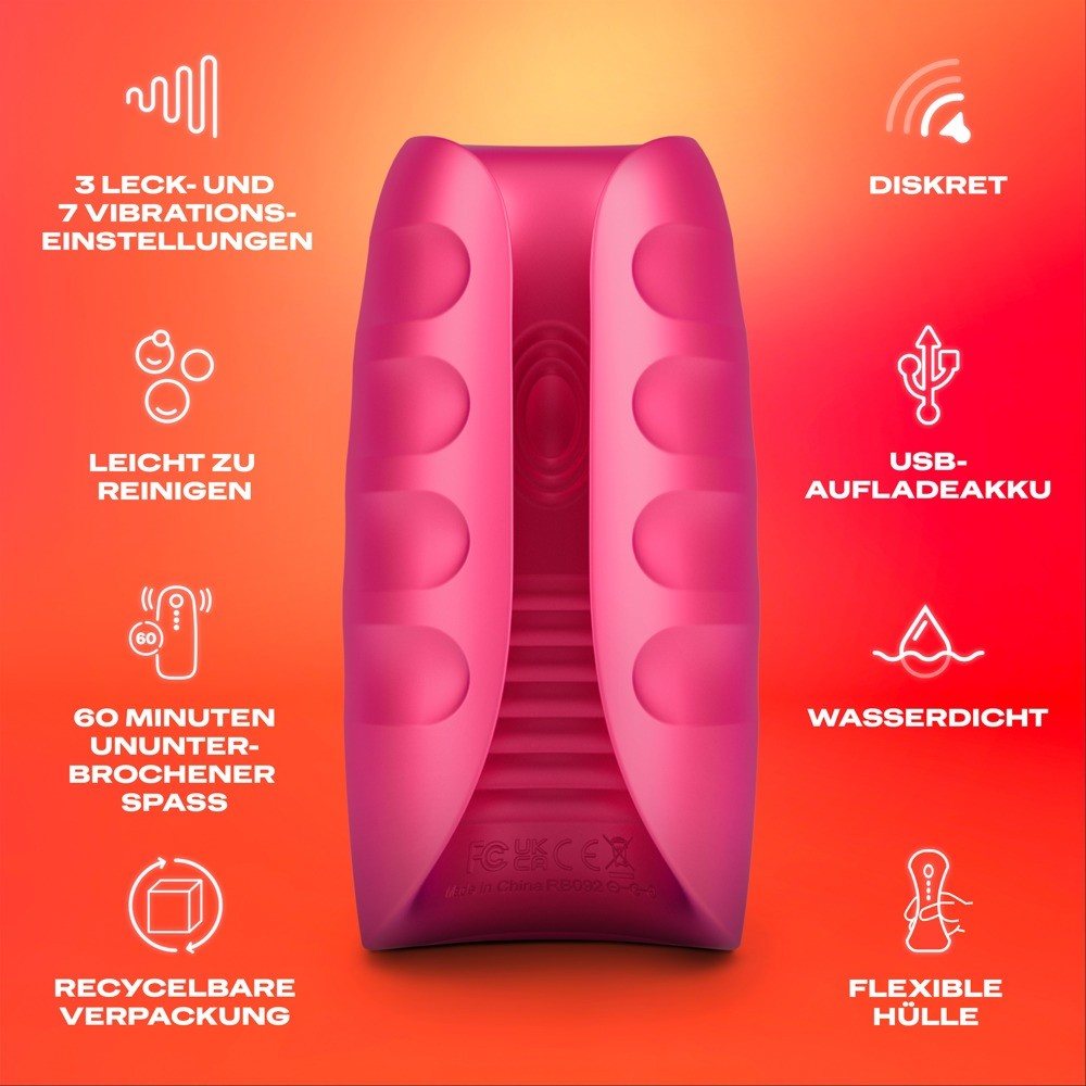 Durex Play Vibe & Slide Sensorial Masturbator (1 Stk)