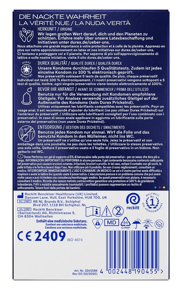 Durex Performa Präservativ (12 Stk)