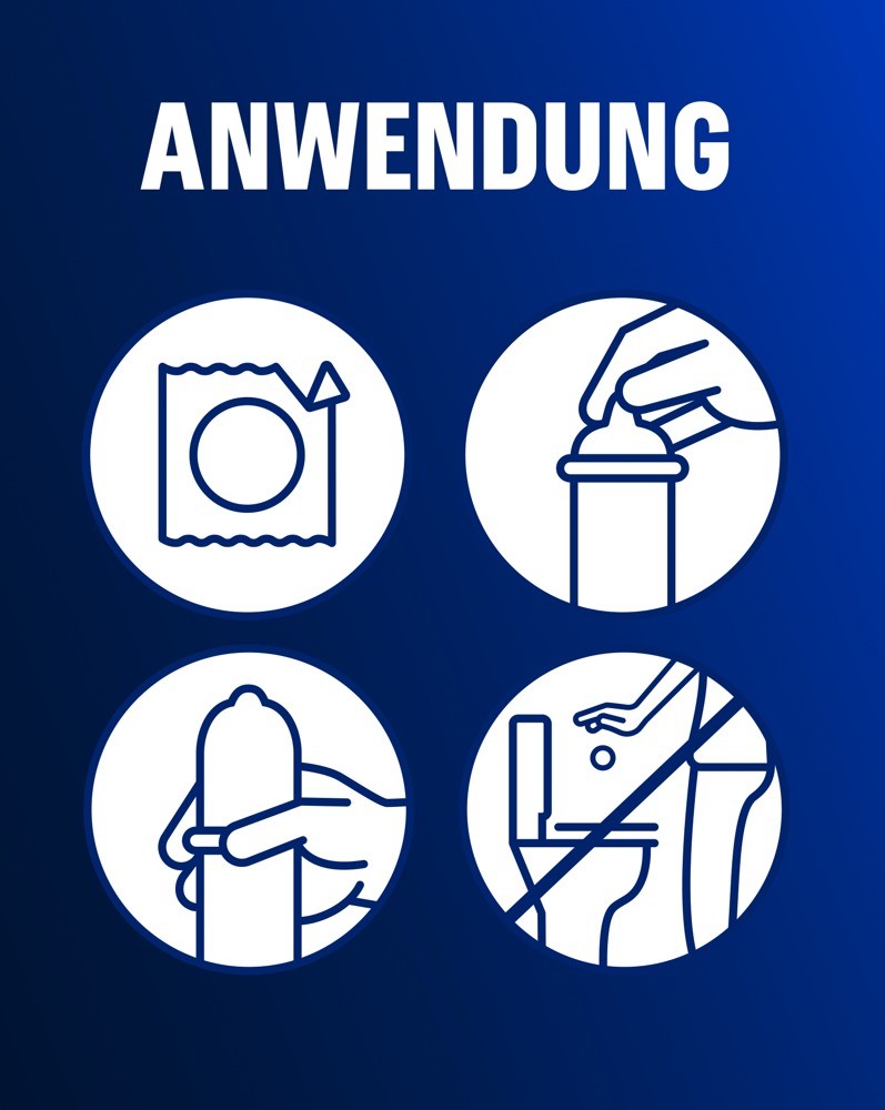 Durex Intense Orgasmic Präservativ, gerippt und genoppt (10 Stk)