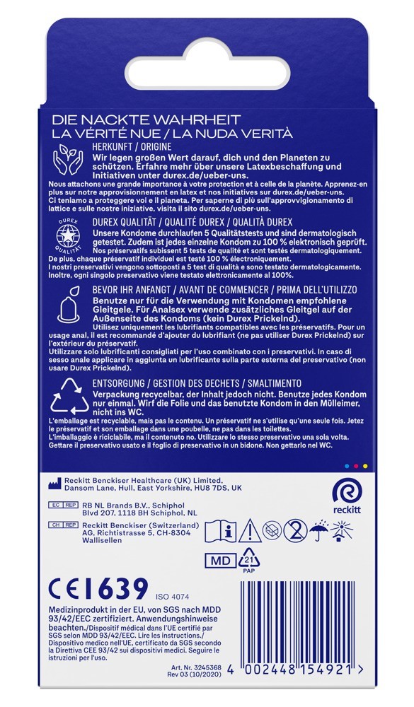 Durex Kondome Love, schmale Passform (8 Stk)
