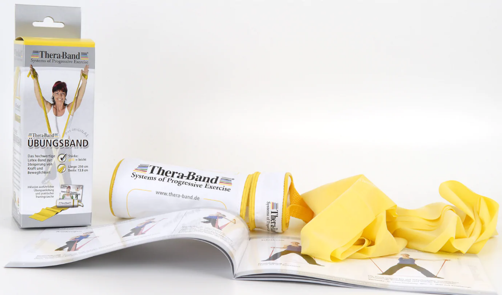 Theraband Übungsband gelb (2.50m, Leicht)