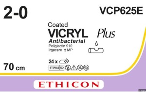 VICRYL Plus 2x70cm violett 2-0 (24 Stk)