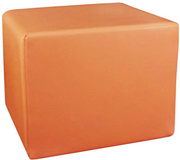 MEDiDOR Lagerungswürfel Skai Tundra, orange, 50x40x45cm (1 Stk)