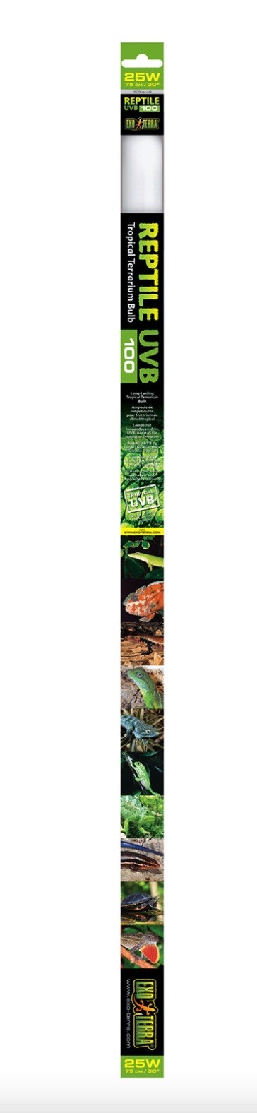 Exo Terra Reptile UVB100 T8 für tropische und subtropische Reptilien 25W (1 Stk)