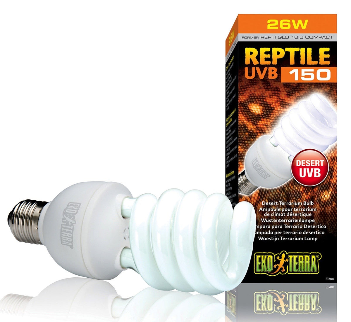 Exo Terra Reptile UVB150 (E27) Lampe für Wüstenreptilien 25W (1 Stk)