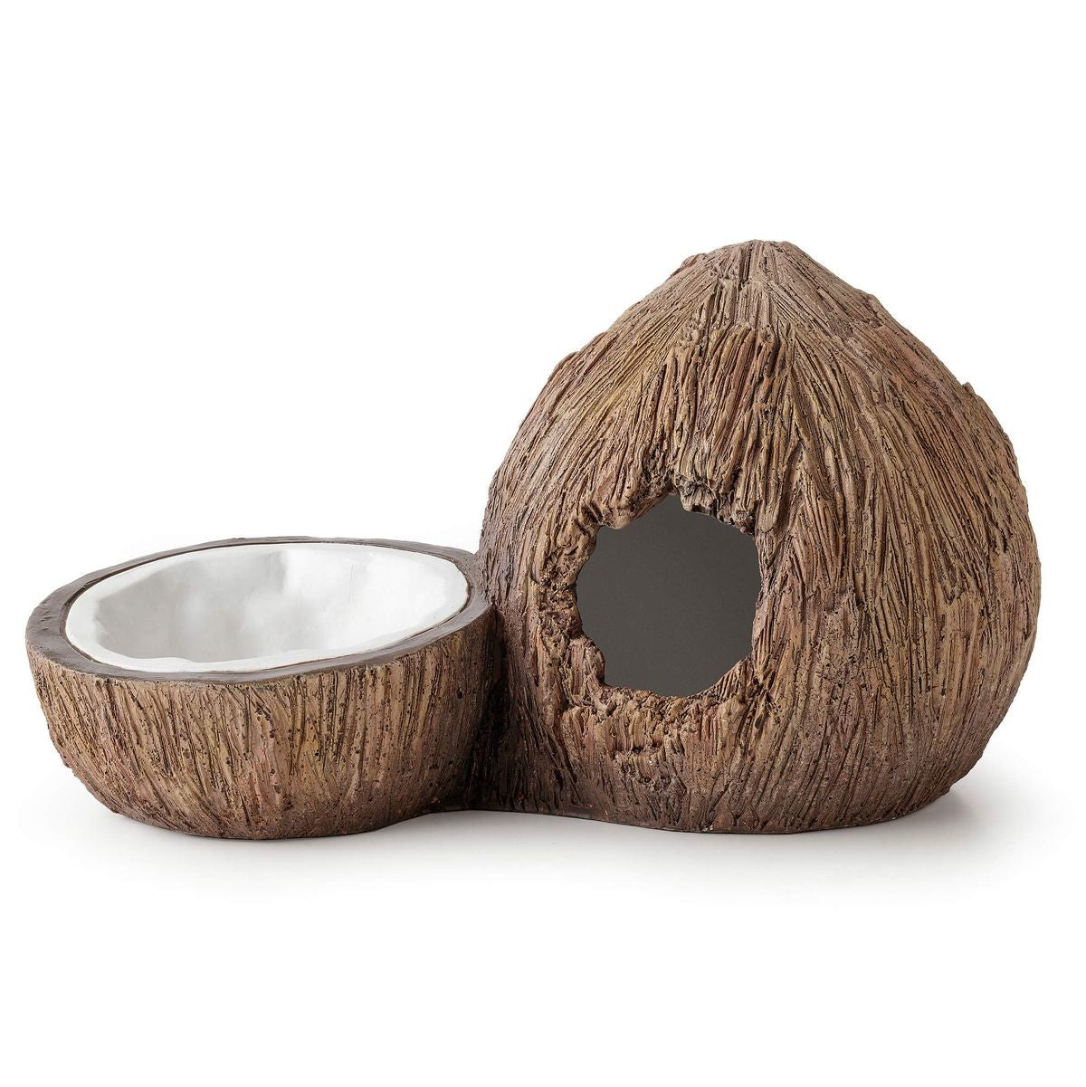 Exo Terra Tiki Coconut Cave ​& Water Bowl 21x12x11.5 cm (1 Stk)