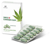 Swiss Cannabis Gum 120mg Mint Box (24 Stk)