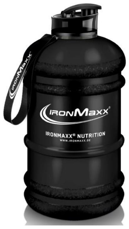 IronMaxx Water Gallon 2.2 Liter, schwarz matt (1 Stk)