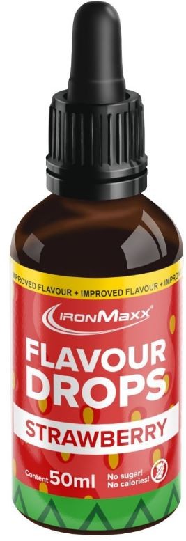 IronMaxx Flavor Drops Erdbeere (50ml)