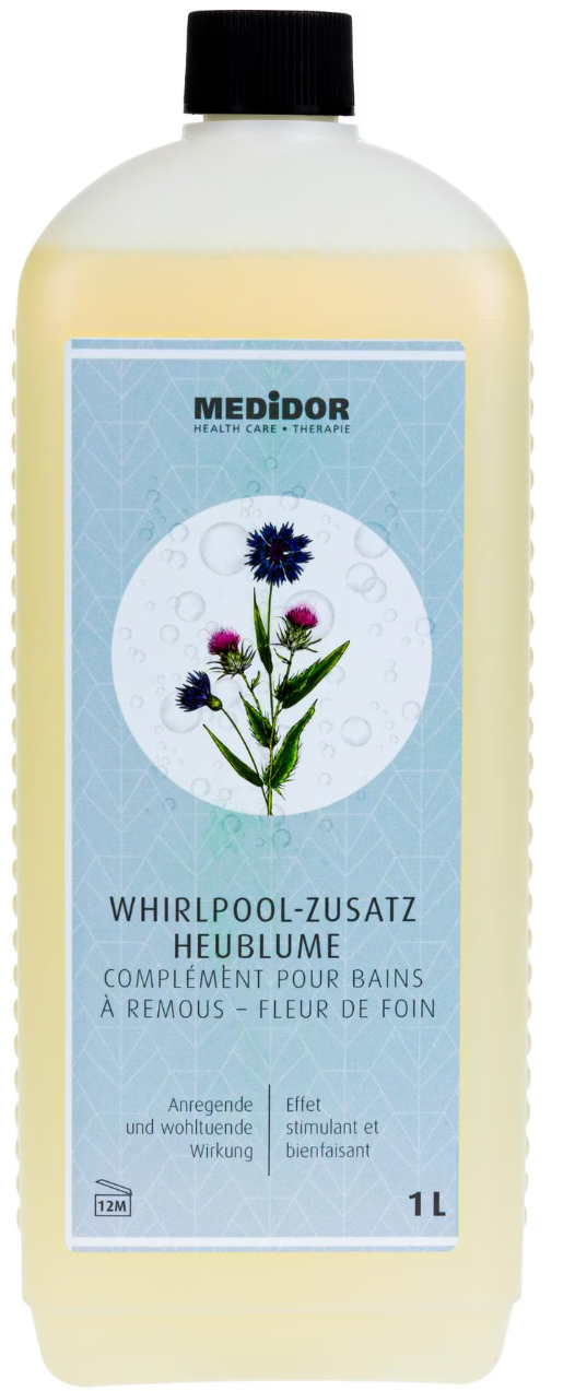 MEDiDOR Whirlpool Zusatz, Heublume (1 Liter)