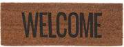 Present Time Fussmatte Welcome, Braun/Weiss, 75cmx26cm (1 Stk)
