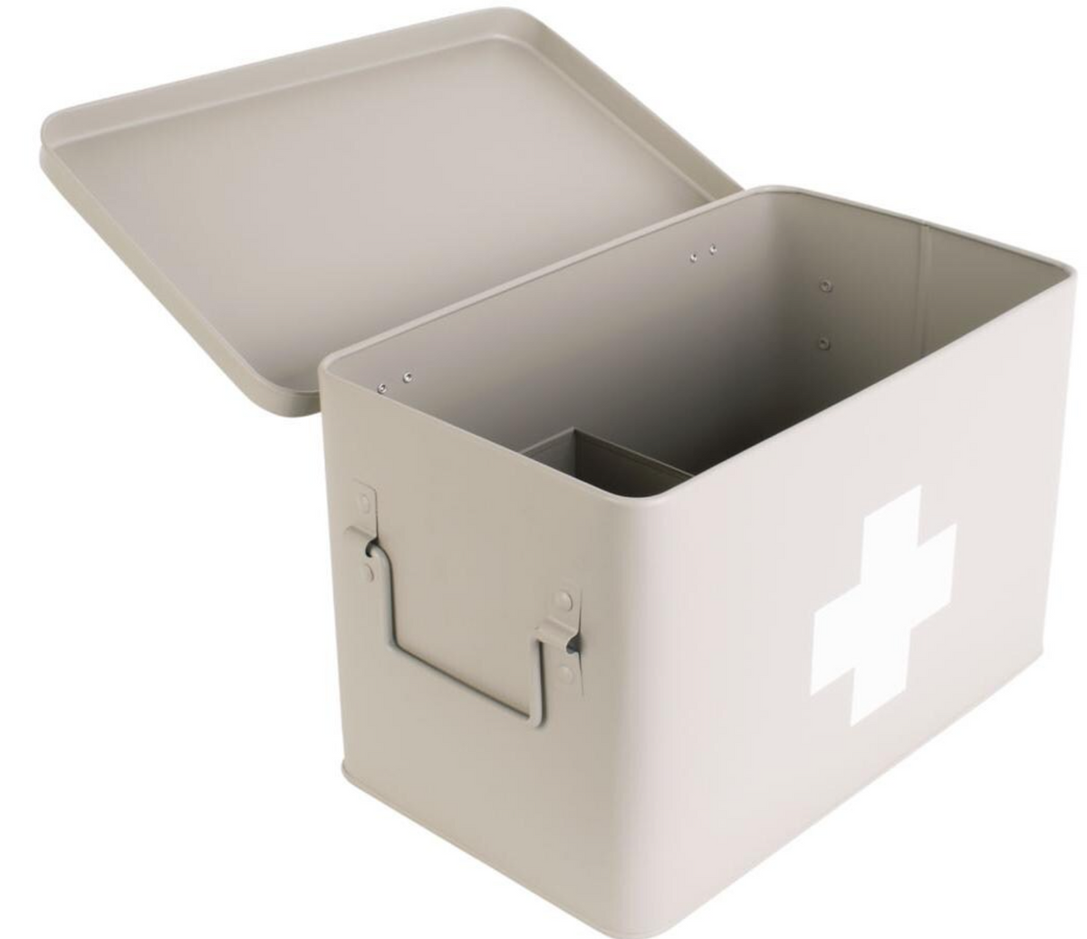 Present Time Erste Hilfe Schrank, 31.5x21cm, Grau matt (1 Stk)