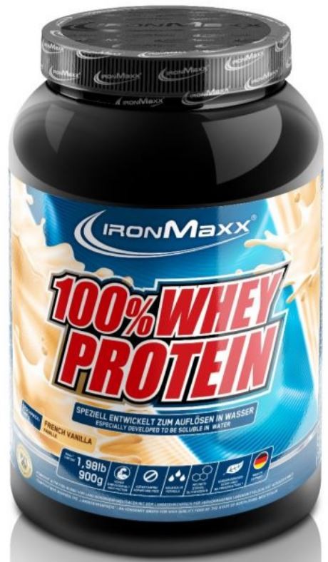IronMaxx 100% Whey Protein French Vanilla Cream (900g)