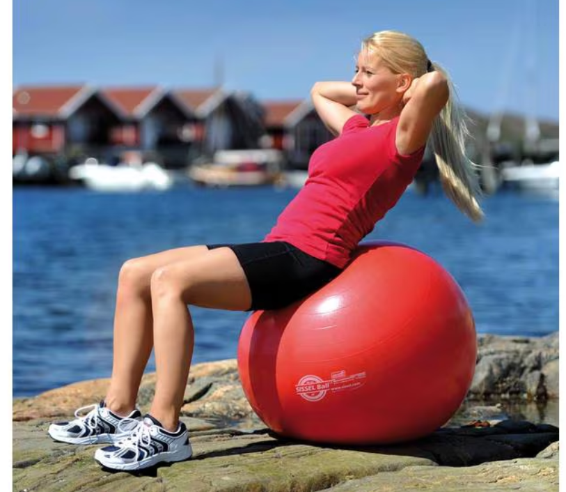 Sissel Gymnastikball, 55cm, rot (1 Stk)