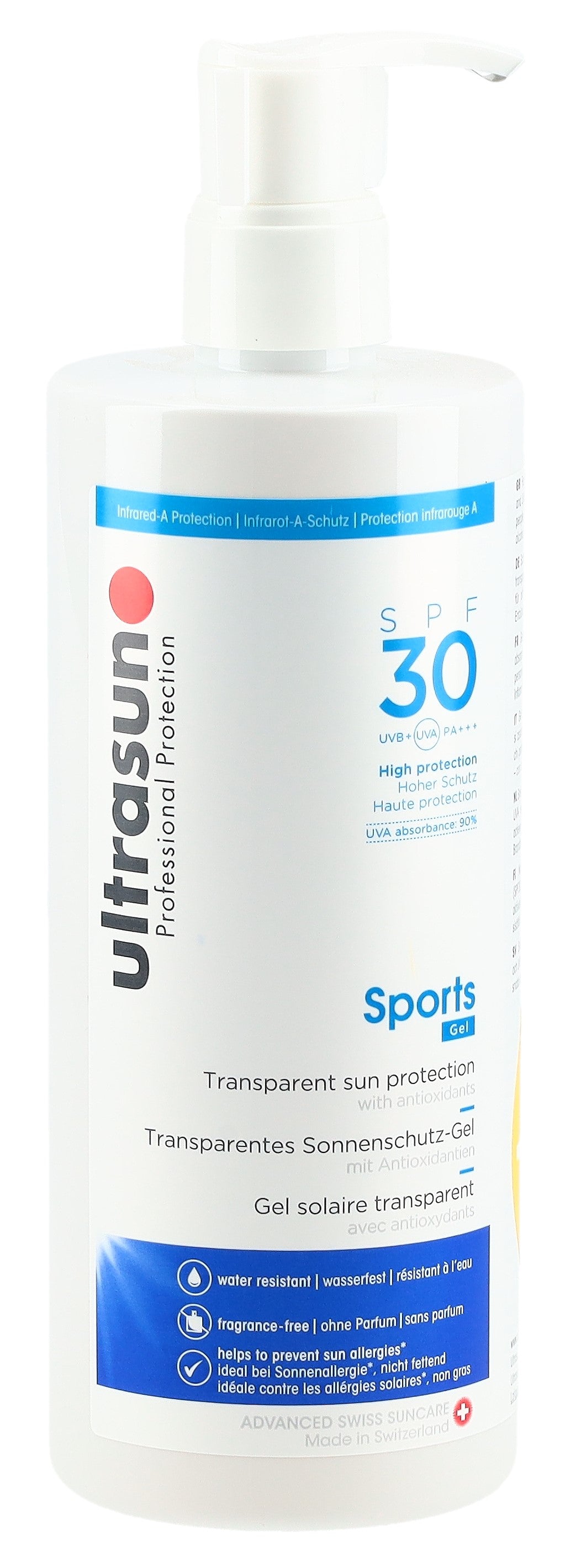 ultrasun Sports Gel SPF 30 (400ml)