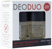 Vichy Homme Déo Anti-traces 48h Roll-on Duo (2x50ml)