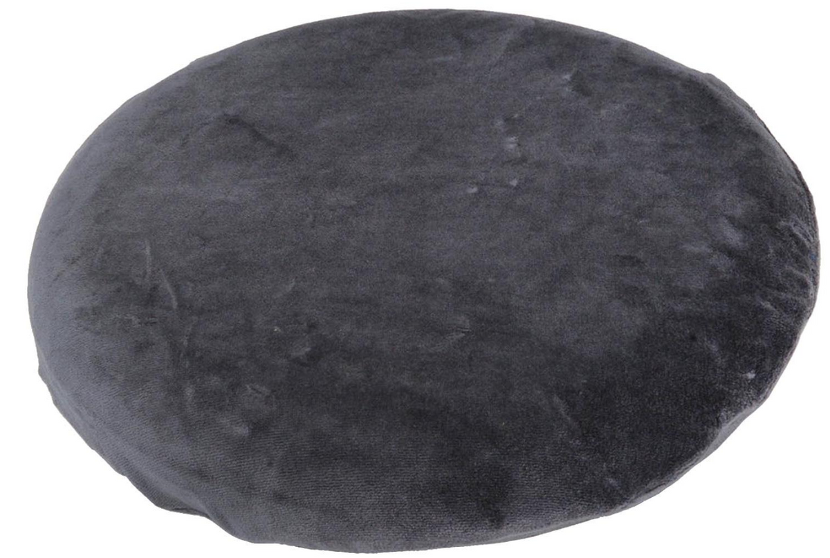 Sissel Kissenbezug Sitfit Velours, Ø 33cm, anthrazit (1 Stk)