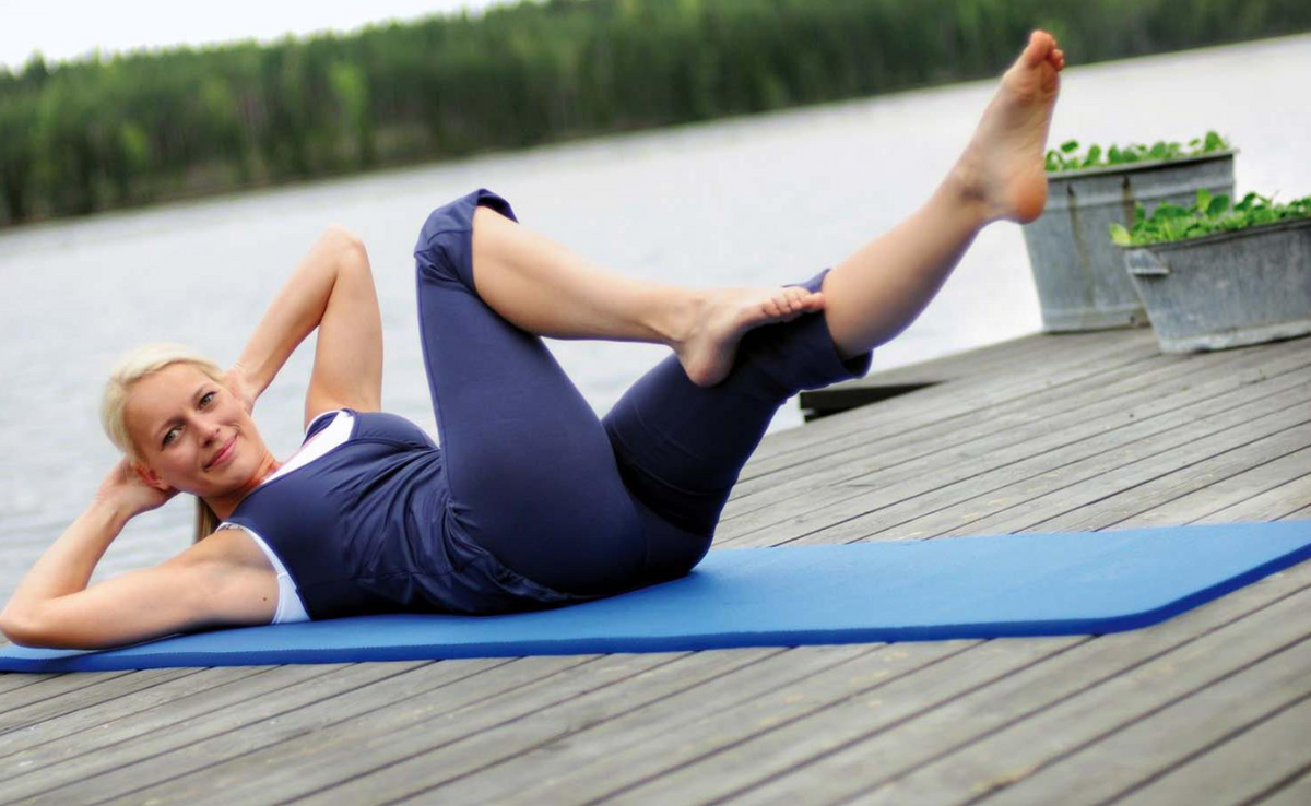 Sissel Gym Mat, 1cm, blau (1 Stk)