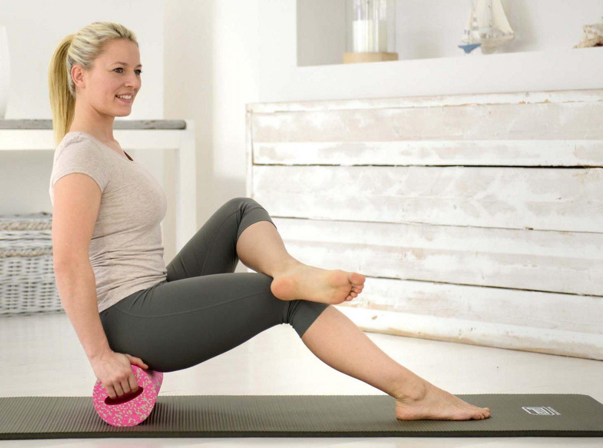 Sissel Myofascia Roller, Magenta/Lime (1 Stk)