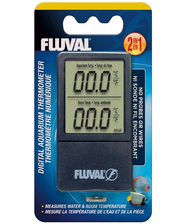 Fluval 2​-​in​-​1 Digitales Aquarienthermometer (1 Stk)