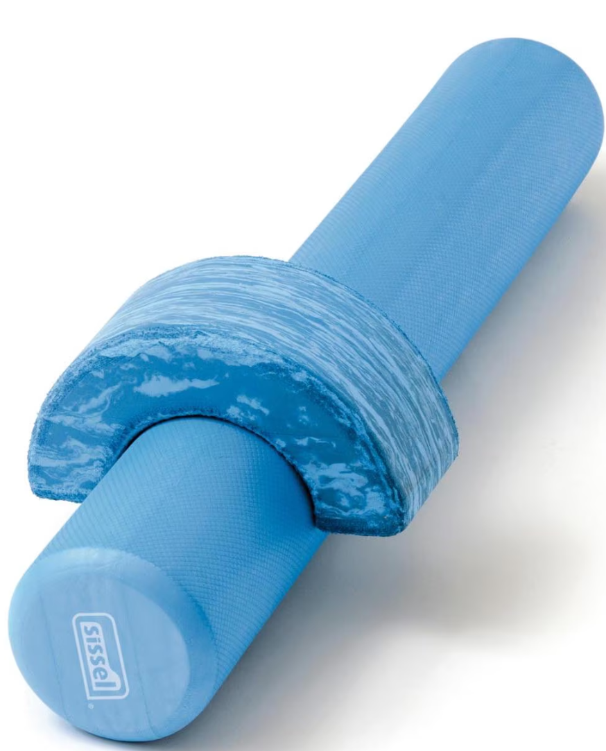 Sissel Pilates Roller, Head Align Dynamic, Blau-marmoriert (1 Stk)