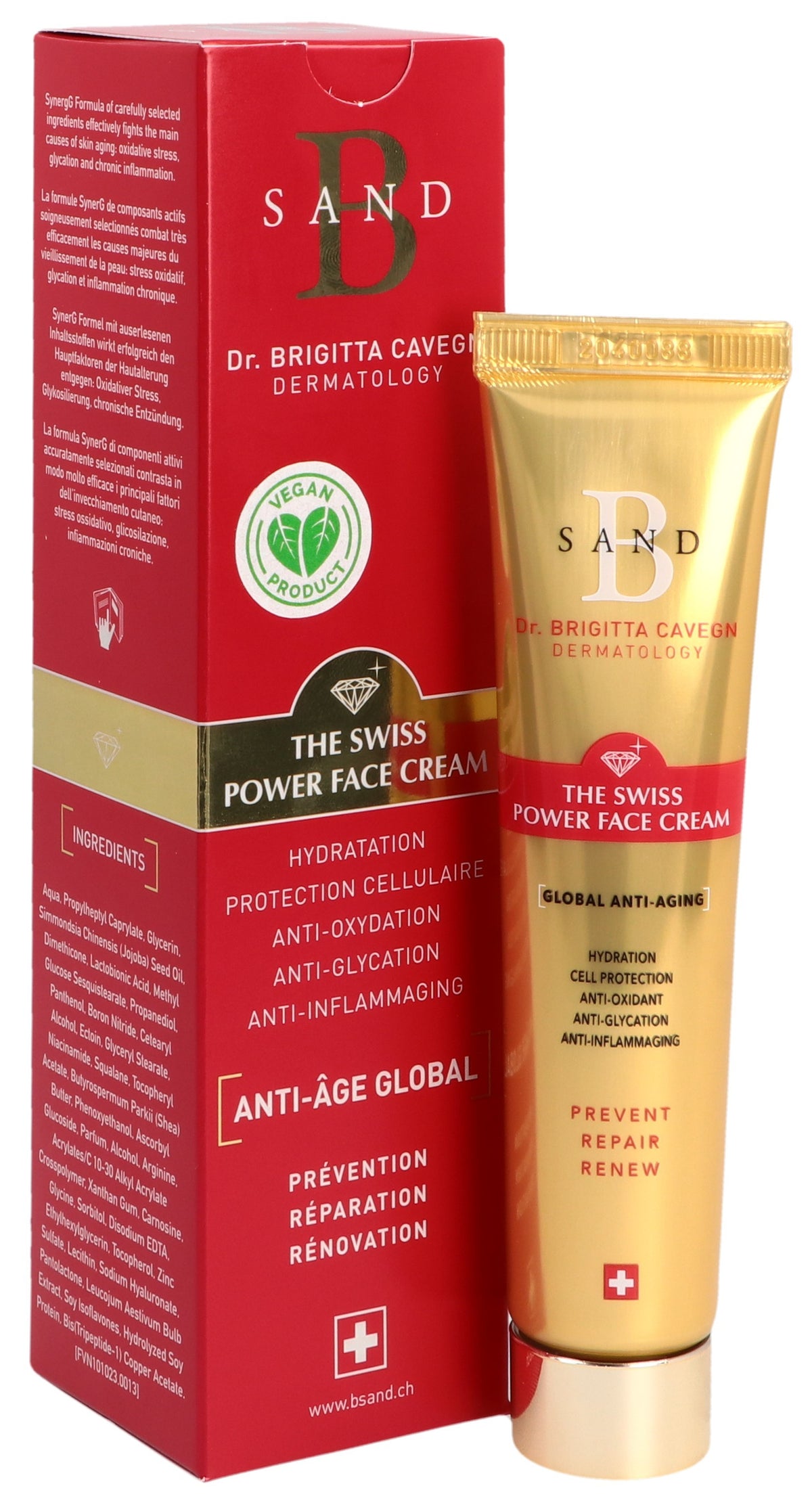 B SAND The Swiss Power Facecream (49g)