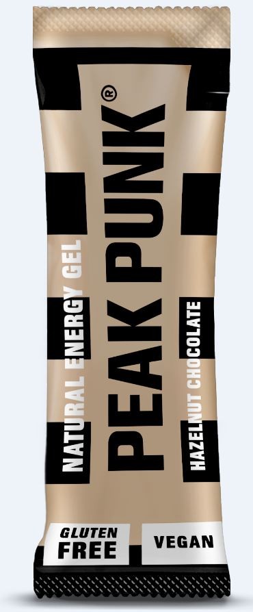 PEAK PUNK Natural Energy Gel Hazelnut Chocolate (12x25g)