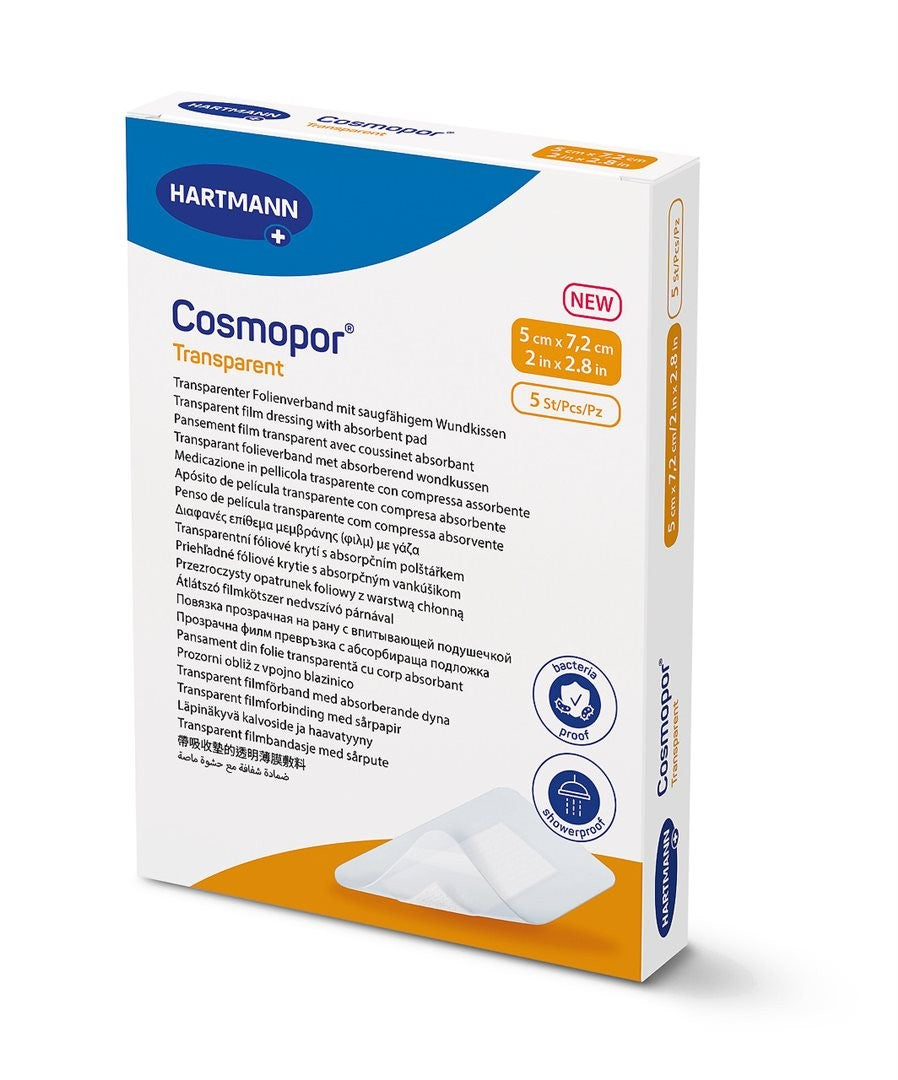 Cosmopor Transparent 5x7.2cm steril (5 Stk)