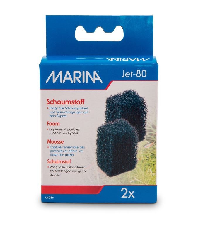 Marina Ersatzschwammfilter MA Jet 80 2er​-​Pack (1 Stk)