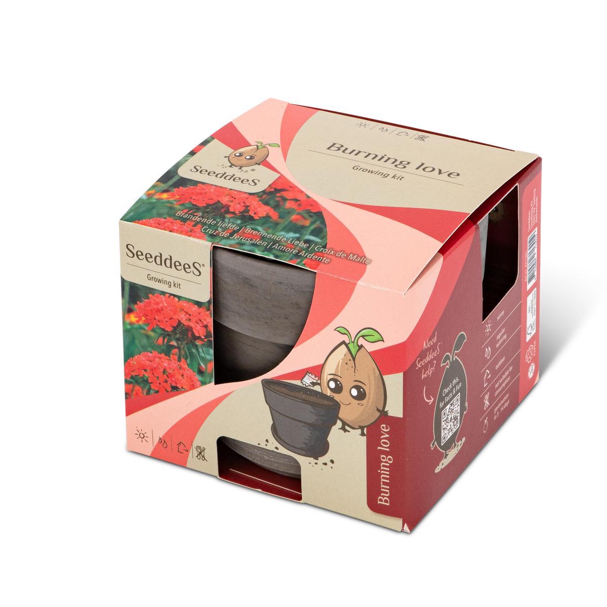 Wyss Garden Basalt Pot Set, Burning Love (3-piece)