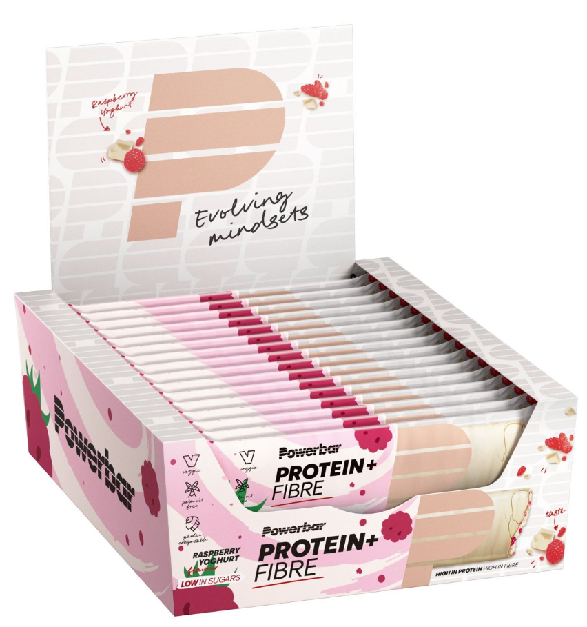 Powerbar Protein + Fibre Bar Raspberry Yoghurt (16x35g)