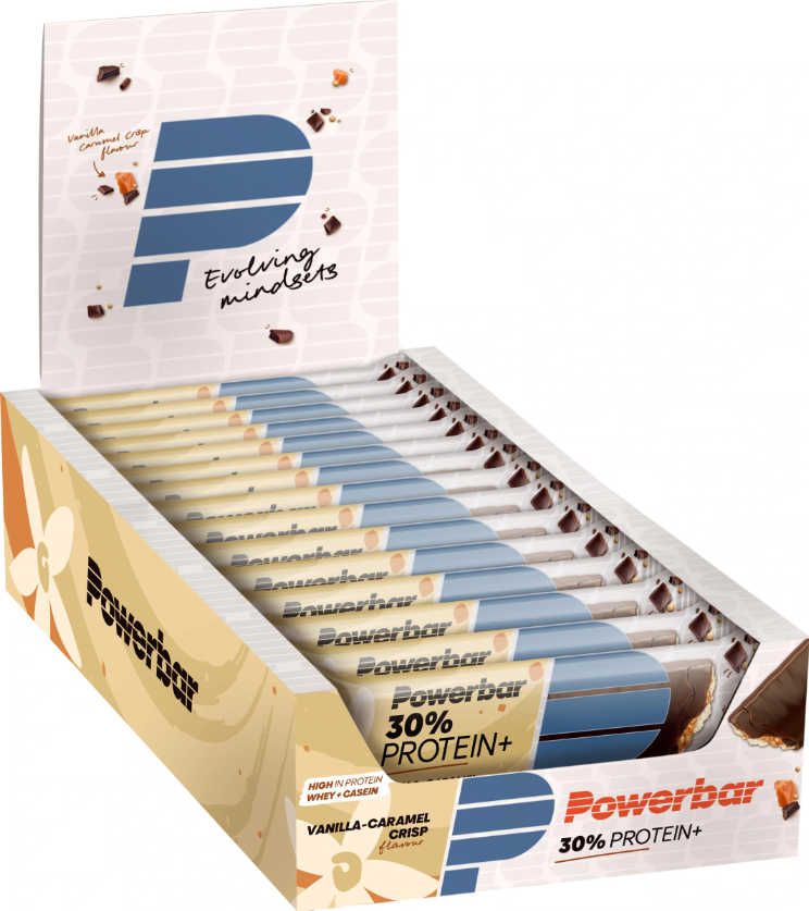 Powerbar 30% Protein+ Bar Vanilla-Caramel Crisp (15x55g)