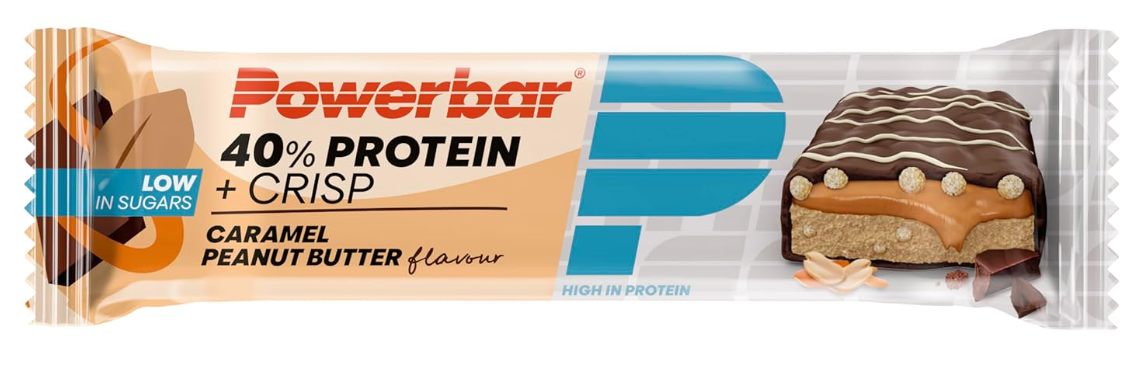 Powerbar 40% Protein + Crisp Bar Caramel Peanut Butter (40g)