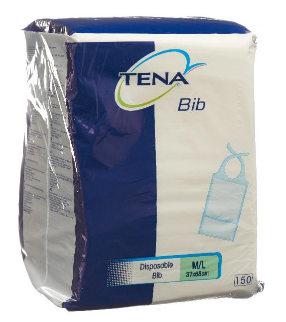 Tena Bib Schutzserviette M/L 37 x 68cm (150 Stk)