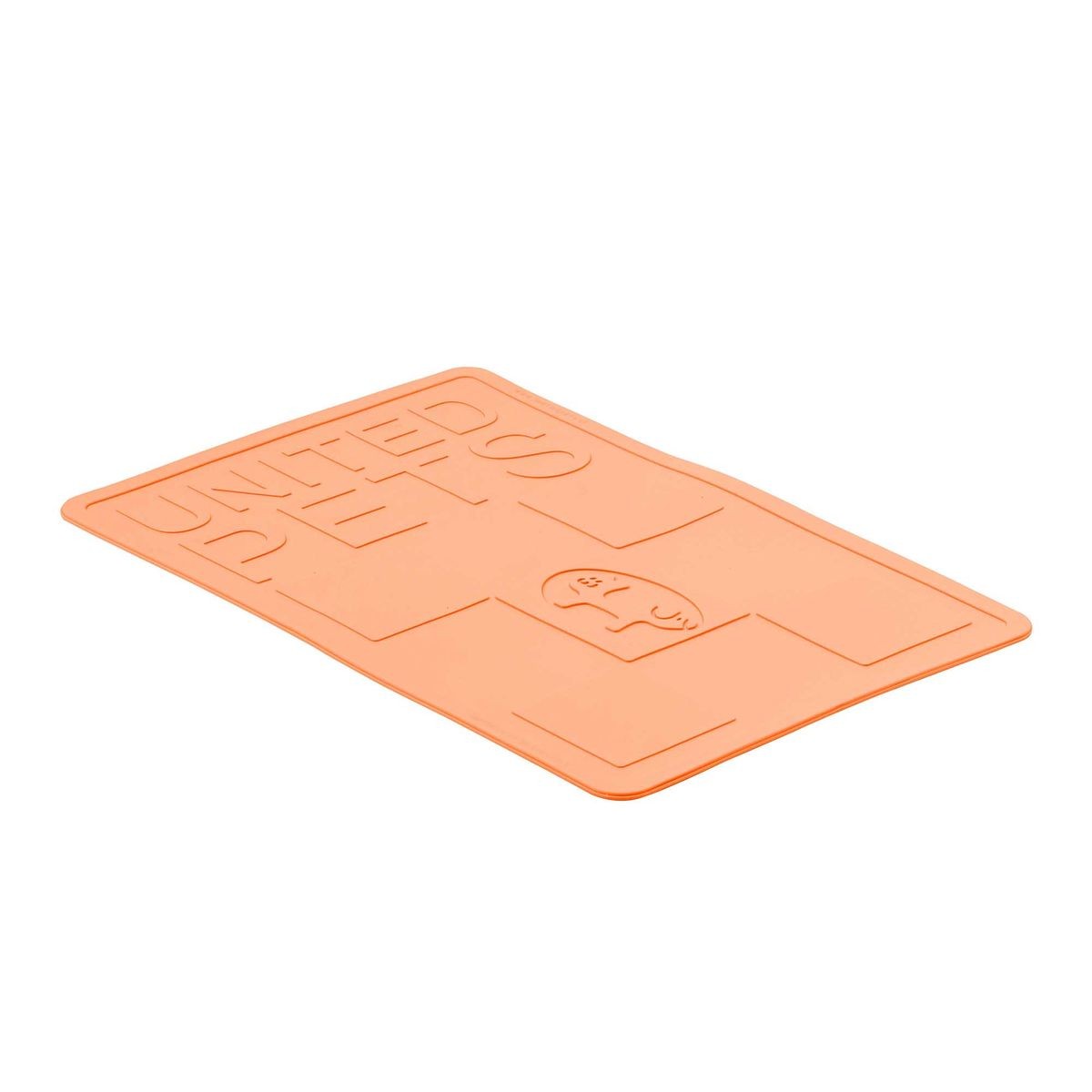 United Pets Napfunterlage Mustafà orange, 45x30cm (1 Stk)