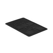 United Pets Napfunterlage Mustafà schwarz, 45x45cm (1 Stk)