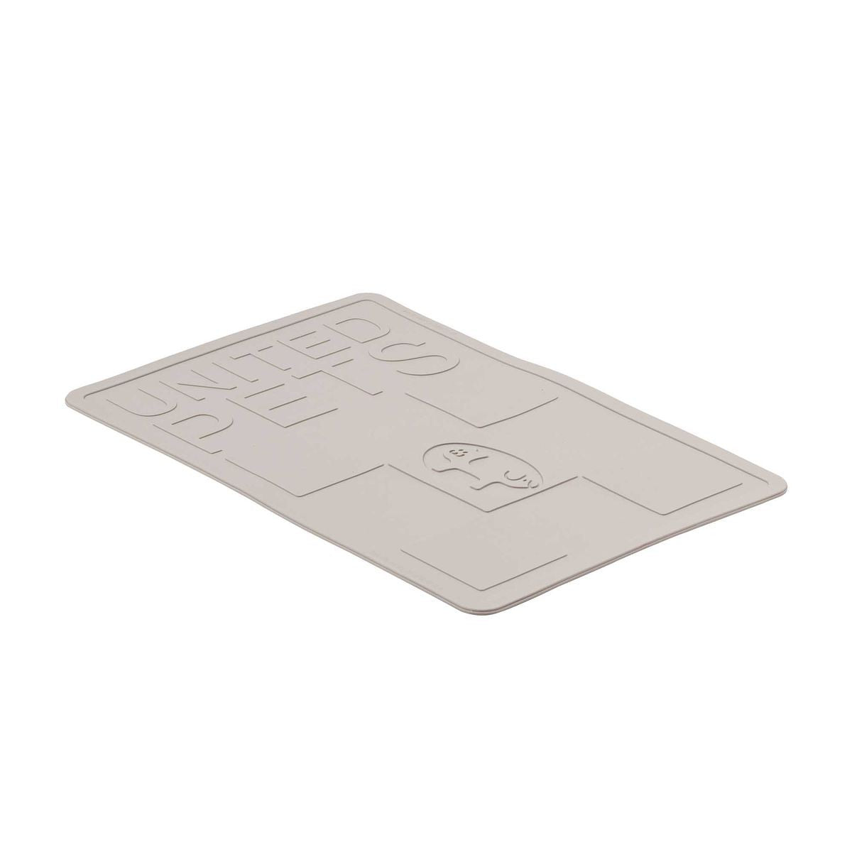 United Pets Napfunterlage Mustafà grau, 45x30cm (1 Stk)