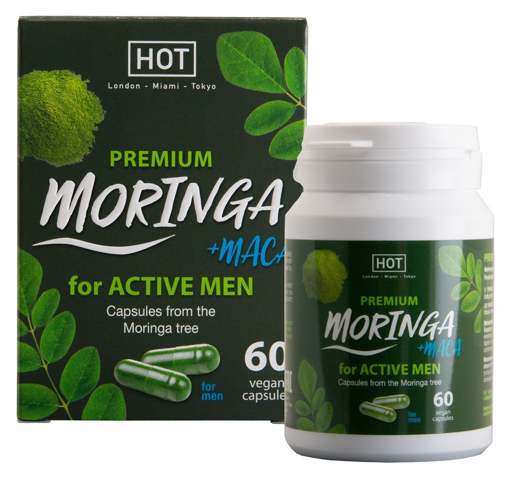 HOT Pure Moringa + Maca Man Power Kapseln (60 Stk)