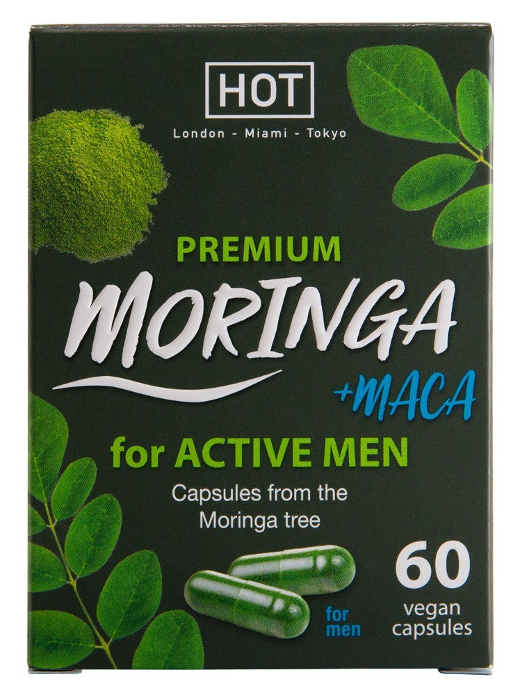 HOT Pure Moringa + Maca Man Power Kapseln (60 Stk)
