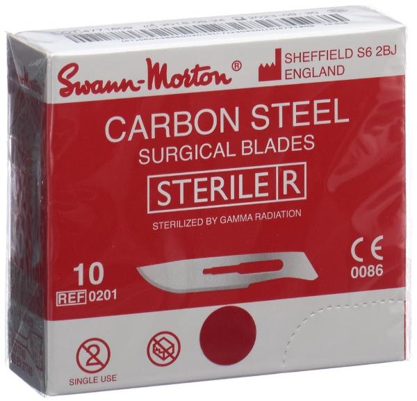 Swann-Morton Lame per bisturi Fig. 10 sterili (100 pz)
