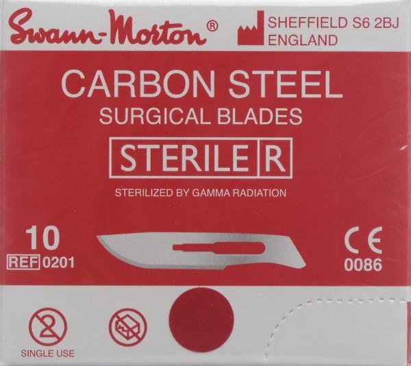 Swann-Morton Lame per bisturi Fig. 10 sterili (100 pz)