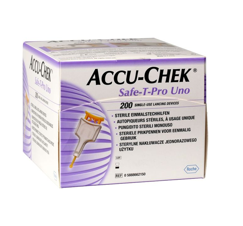 Accu Chek Safe-T Pro Uno Einmalstechhilfe (200 Stk)