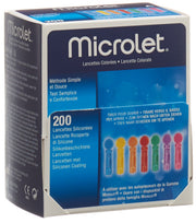 Microlet Lanzetten farbig (200 Stk)